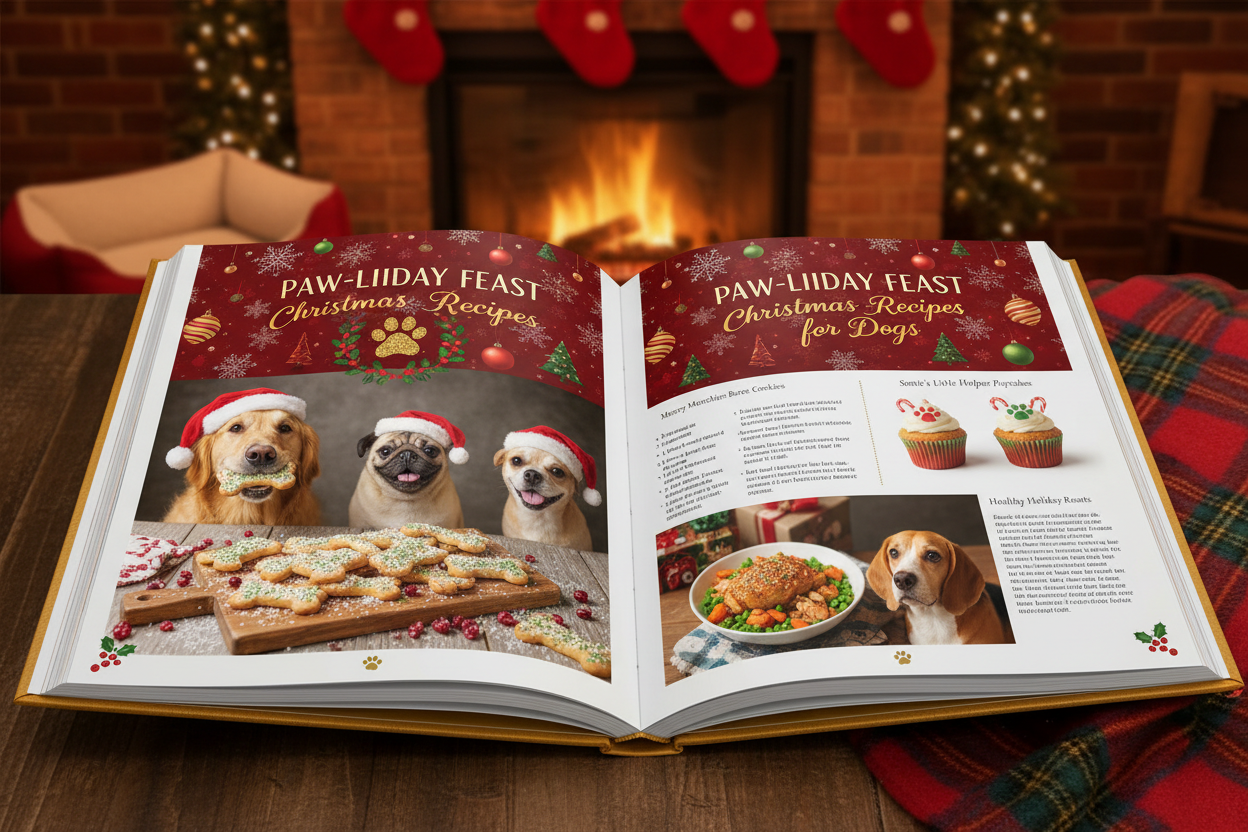 livre recettes noel chien